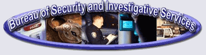 California Bureau of Security and Investigative Services Webpage